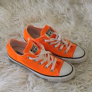 Converse Bright Orange Sneakers